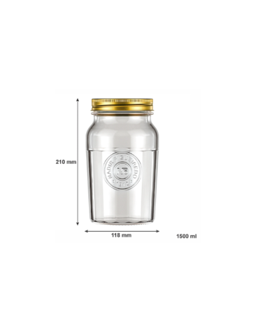 NADIR AMERICANO VINTAGE JAR, 1.5LT (210X118MM DIA)