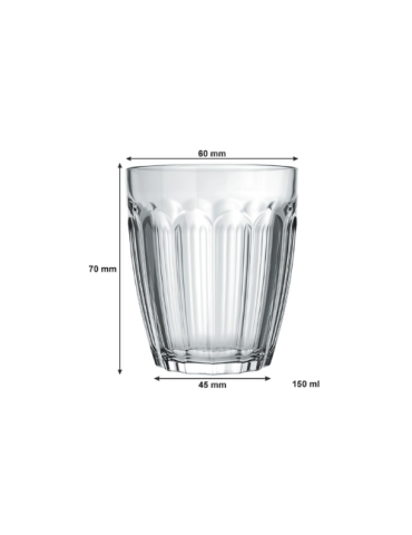 NADIR BAR BARRIQUINHA TUMBLER, (150ML),PACK OF 12 