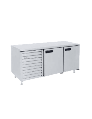 JUST FRIDGE PLAINTOP UNDER BAR FREEZER 2 STEEL DOORS  1780 x 750 X 900MM - PREORDER 5-10 WORKING DATS LEAD TIME