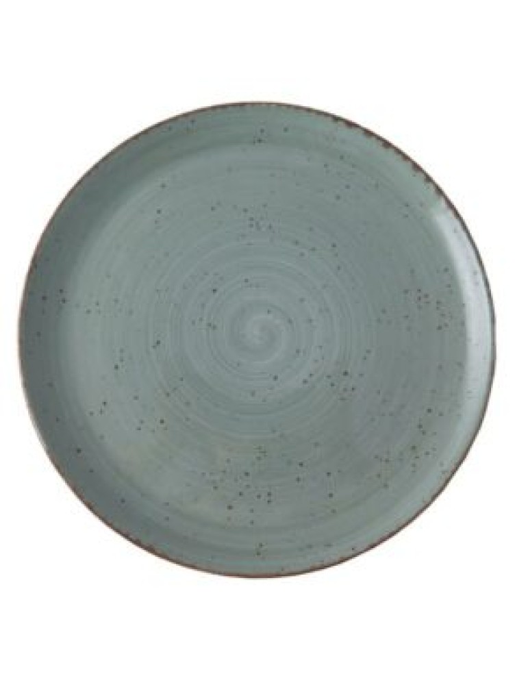 ELE RUSTIC D GREEN COUPE PLATE 29 CM , SET OF 6