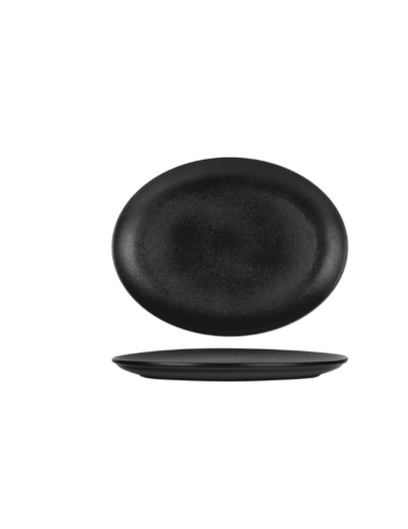 TEMPEST - BLACK - OVAL PLATTER - 31CM (Pack of 12)