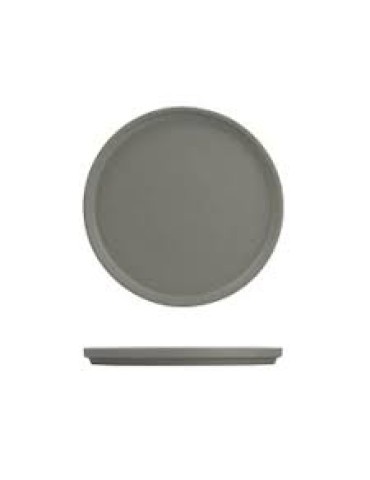 DUNE - ASH - WALLED PLATE - 20CM (PACK OF 6)