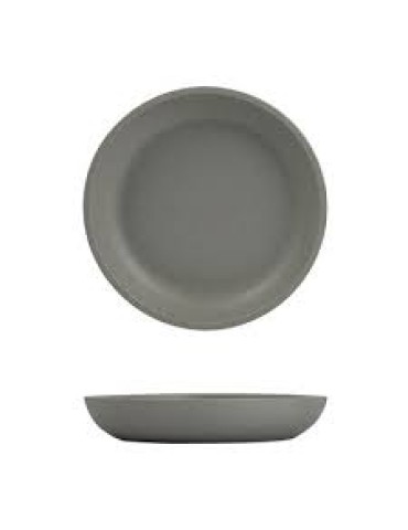 DUNE - ASH - DEEP COUPE PLATE - 23CM (PACK OF 6)