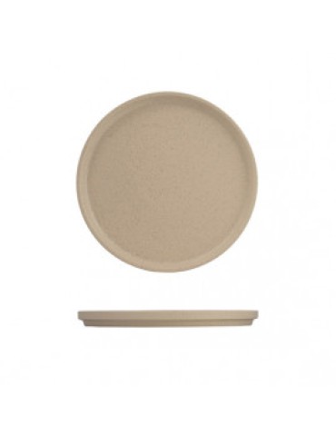 DUNE - CLAY - WALLED PLATE - 20CM (PACK OF 6)