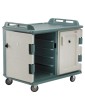 MEAL DELIVERY CART 20 TRAY SLATE BLUE 96.5CM W X 140CM L X 112.4CM H