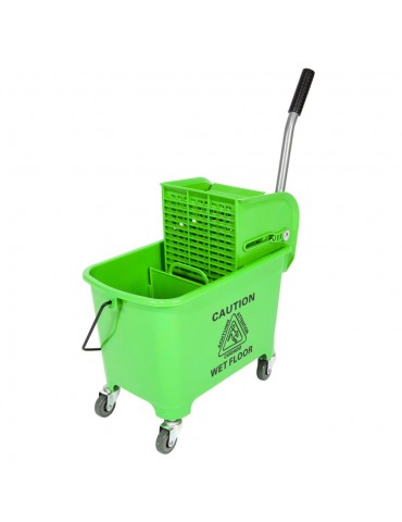 ECONO 20L BUCKET & WRINGER (GREEN)- 300g MOP MAX