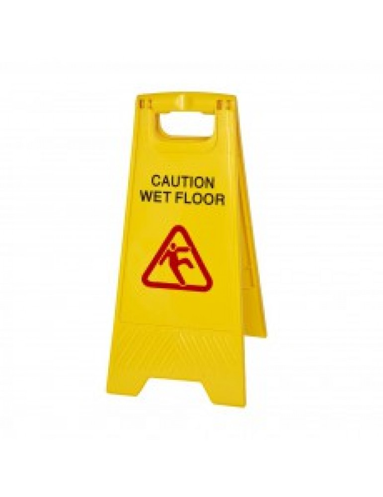 2PC ECONO WET FLOOR SIGN 