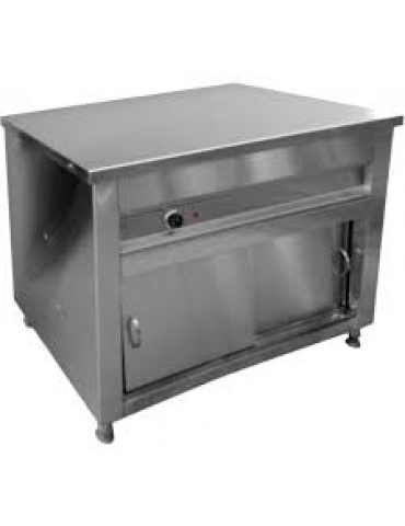 ANOX HEATED SERVICE COUNTER INCLUDING DOORS 1700X700X900MM (7-10 DAYS LEAD TIME)