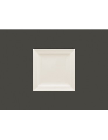 OLIVE - WHITE - SQUARE PLATE - 16CM (Pack of 12)