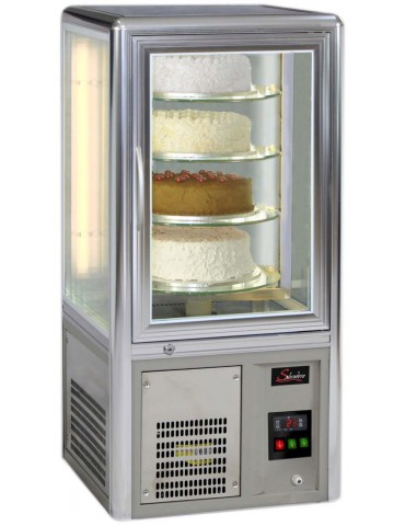 Cake display fridge - Salvadore fixed shelves - table top