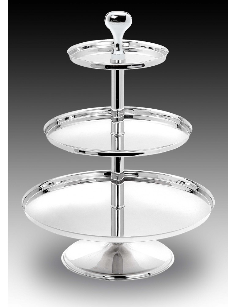 INFINITI CAKE STAND 3 TIER 670mm 18 10 STEEL